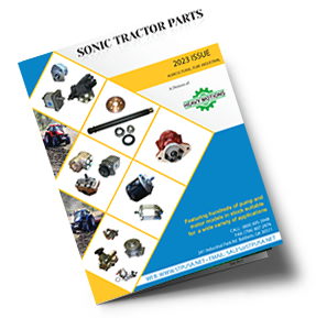 A brochure of tractor parts for sale.