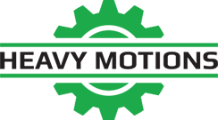 A green and black logo for heavy motion.